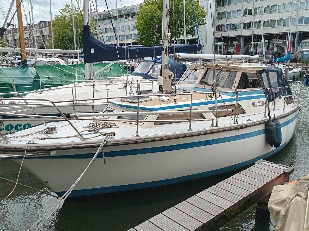 Motor sailor 28/30 foot. Stuurhut. sole motor.Deck Salon., Watersport en Boten, Kajuitzeilboten en Zeiljachten, 10 m, Overige merken