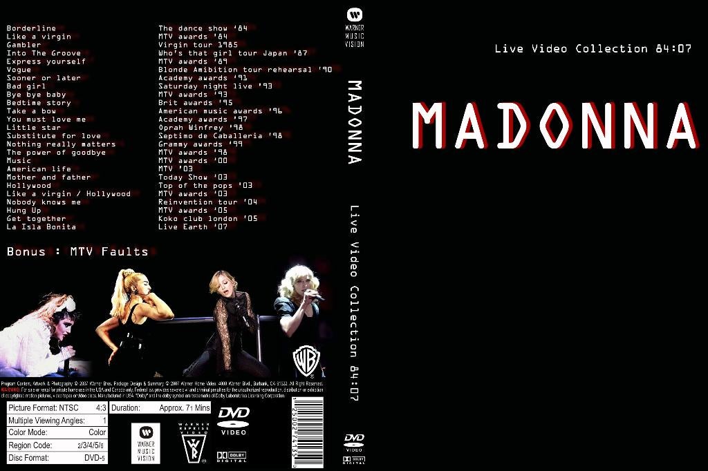Madonna 1984-2007 Live Collection, Alle leeftijden, Verzenden, Nieuw in verpakking, Muziek en Concerten