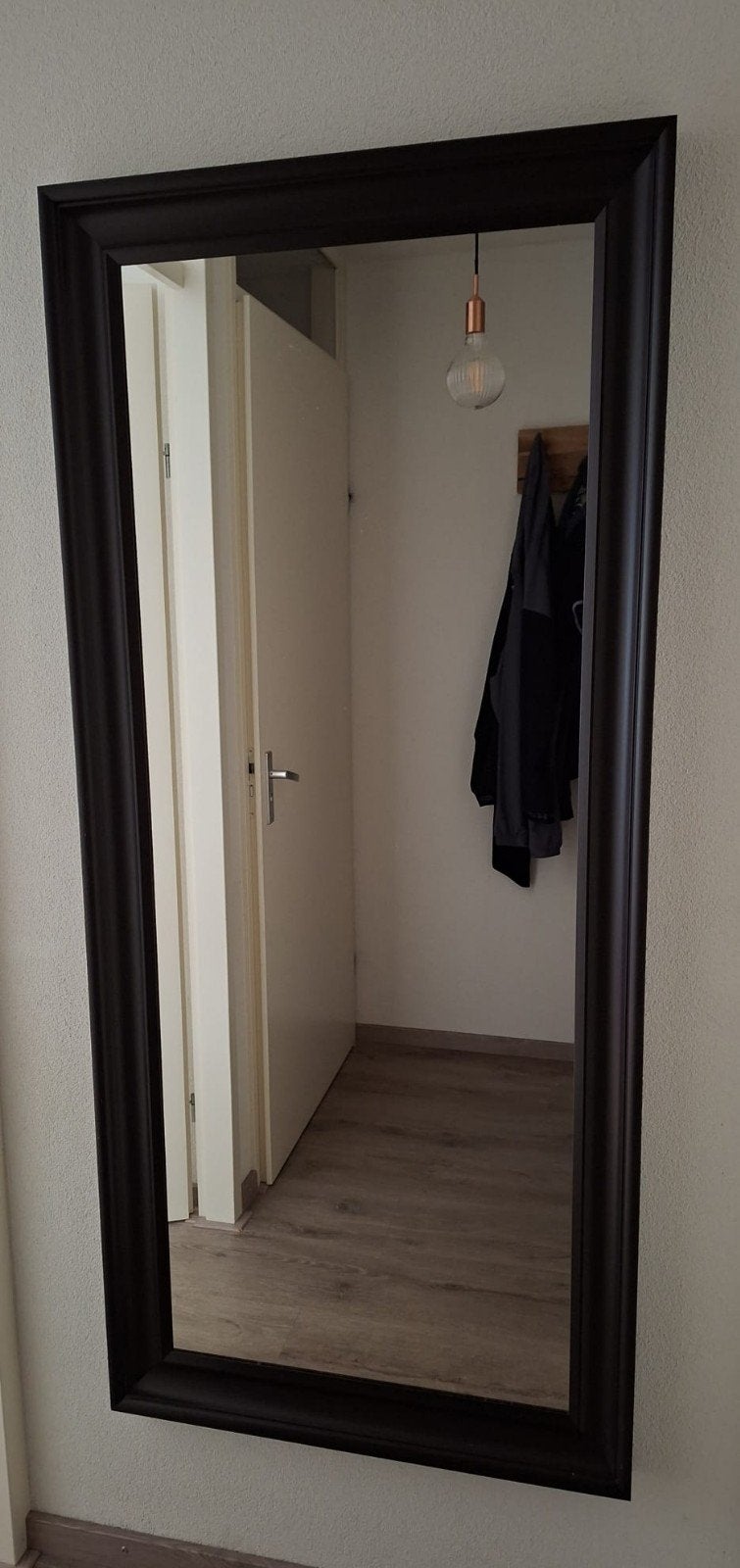IKEA Hemnes spiegel 165x75 cm - Zo goed als nieuw, Ophalen, Zo goed als nieuw, 150 tot 200 cm, Rechthoekig