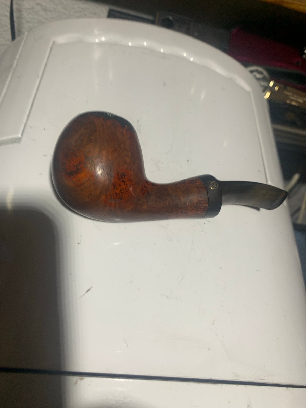 Vintage houten pijp BIG BEN BARBADOS, Verzamelen, Rookartikelen, Aanstekers en Luciferdoosjes, Ophalen of Verzenden, Gebruikt