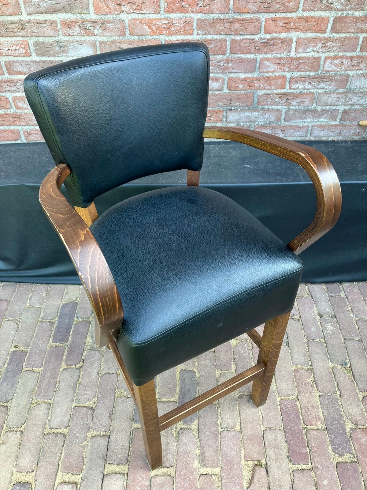 Barkrukken / hoge eettafel stoelen zes stuks, 5 krukken of meer, Ophalen, Gebruikt, 60 tot 90 cm