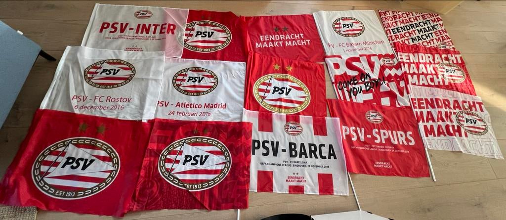 PSV Merchandise Collectie, Verzamelen, Ophalen of Verzenden, Gebruikt, PSV, Vaantje of Sjaal