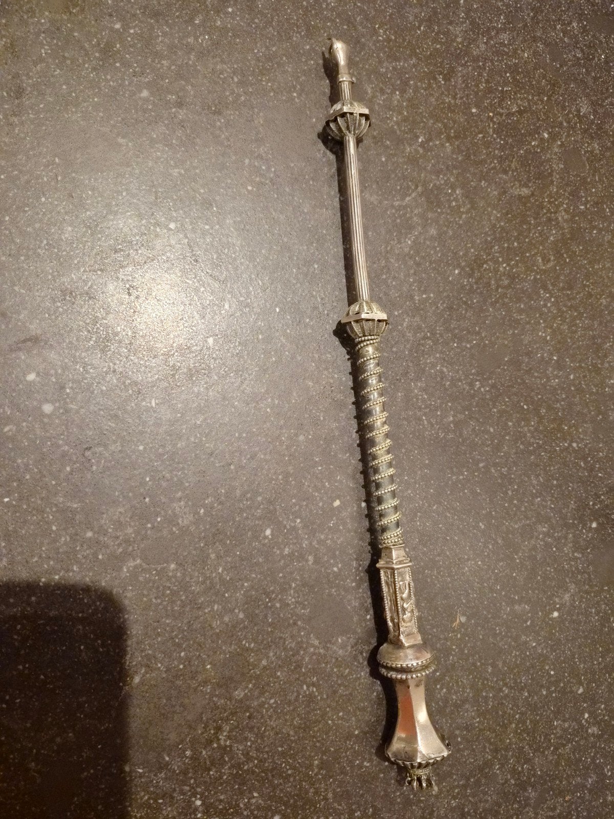 Zilveren Joodse Yad (Torawijzer) - 86gr, 29cm, Ophalen of Verzenden