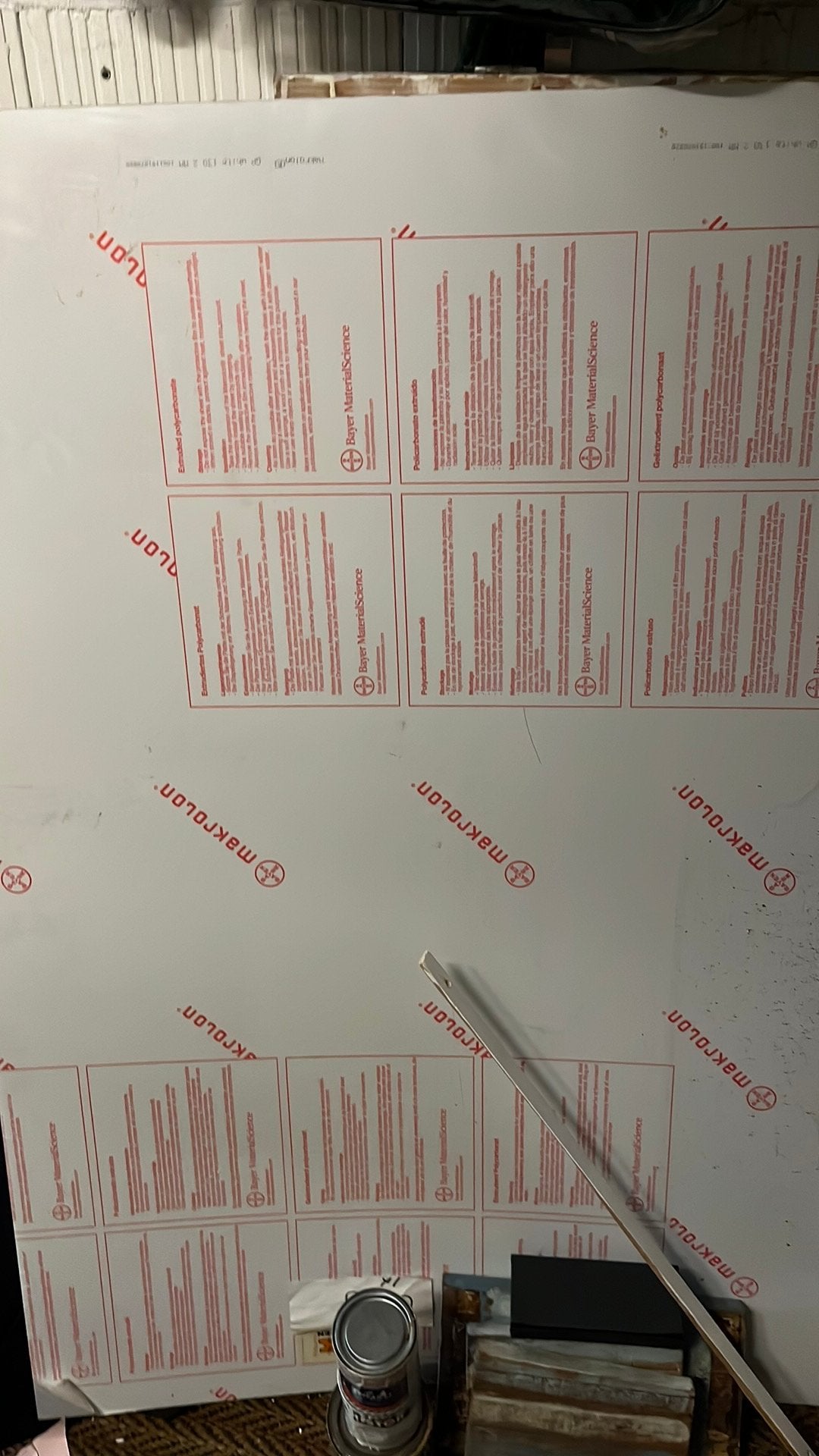 Polycarbonaat melkglas plaat, Ophalen, Minder dan 80 cm