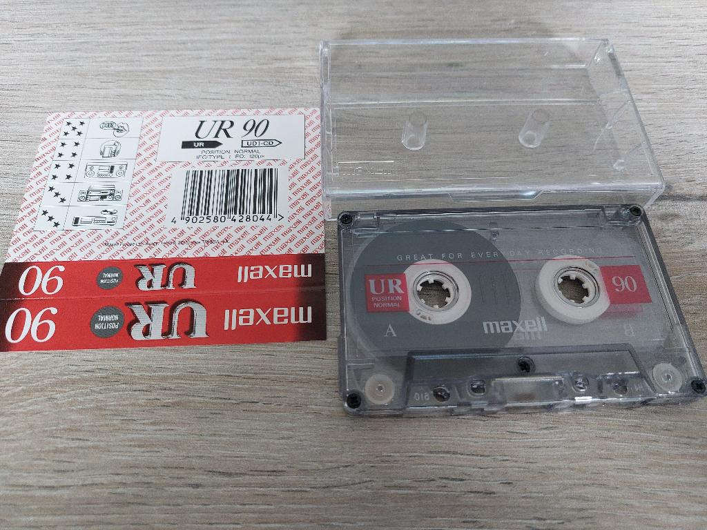 MAXELL UR 90 CASSETTEBANDJE, Overige genres, 1 bandje, Ophalen of Verzenden, Zo goed als nieuw