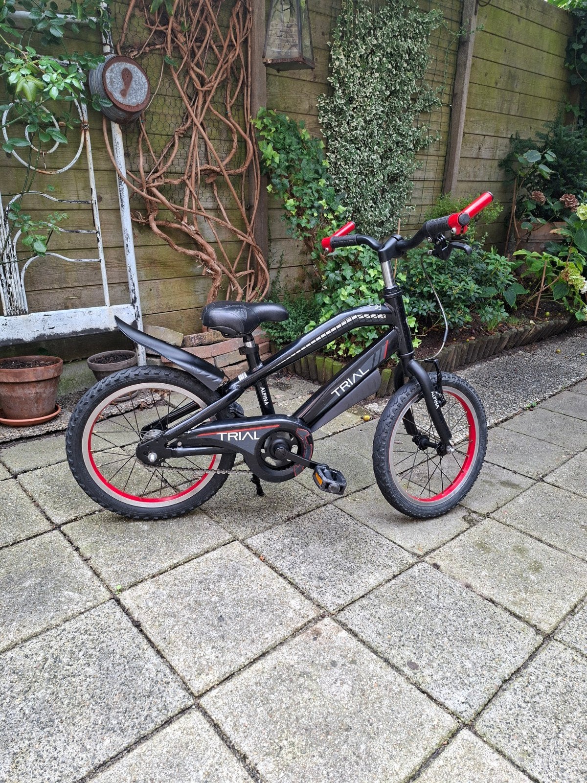 kinderfiets 16 inch Alpina Trial., Fietsen en Brommers, Fietsen | Kinderfietsjes, Ophalen, Zo goed als nieuw, 16 tot 20 inch