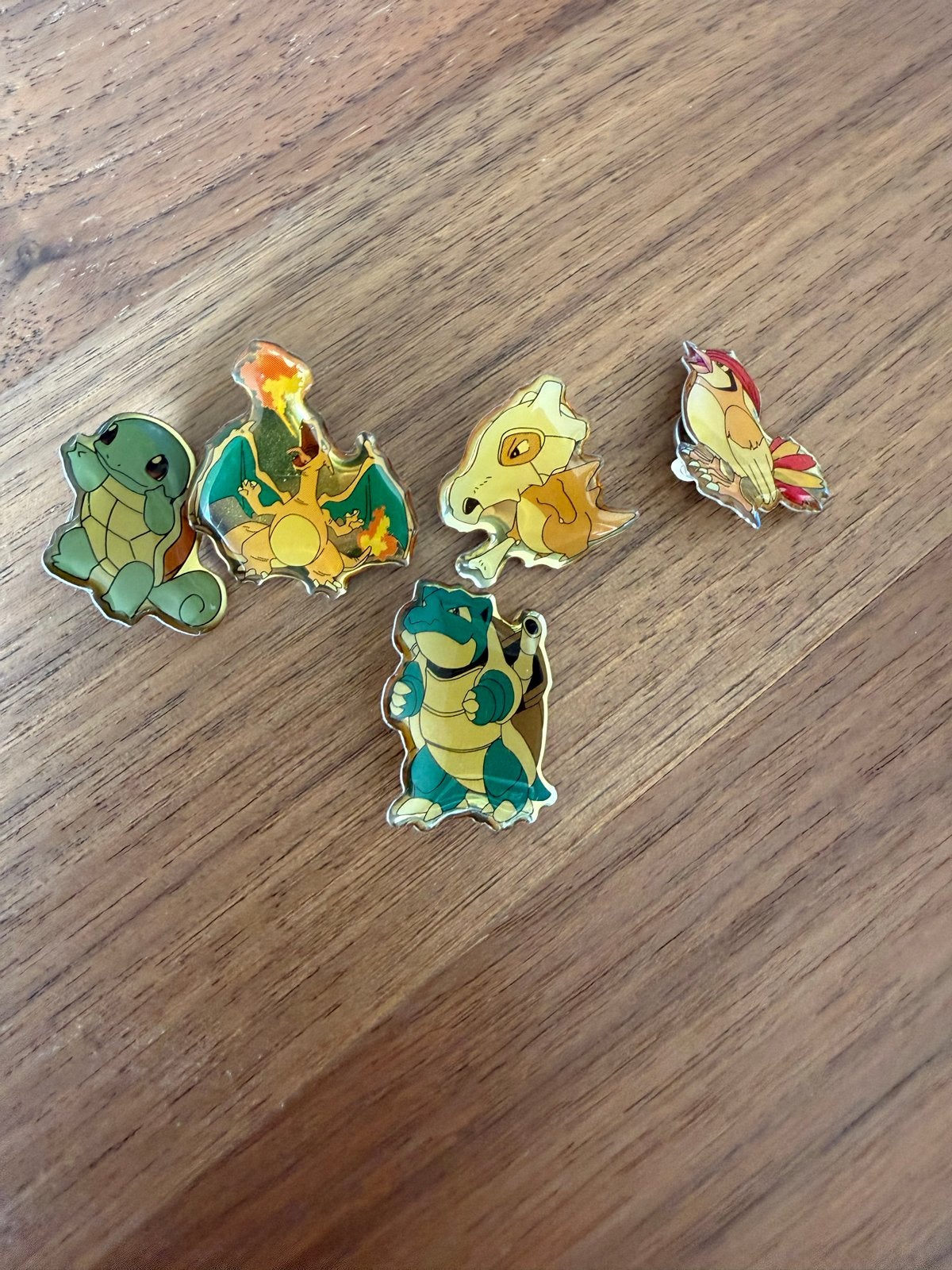 Pokémon Pins: Squirtle, Charizard, Cubone, Blastoise, Ophalen of Verzenden, Gebruikt, Figuurtje, Speldje of Pin