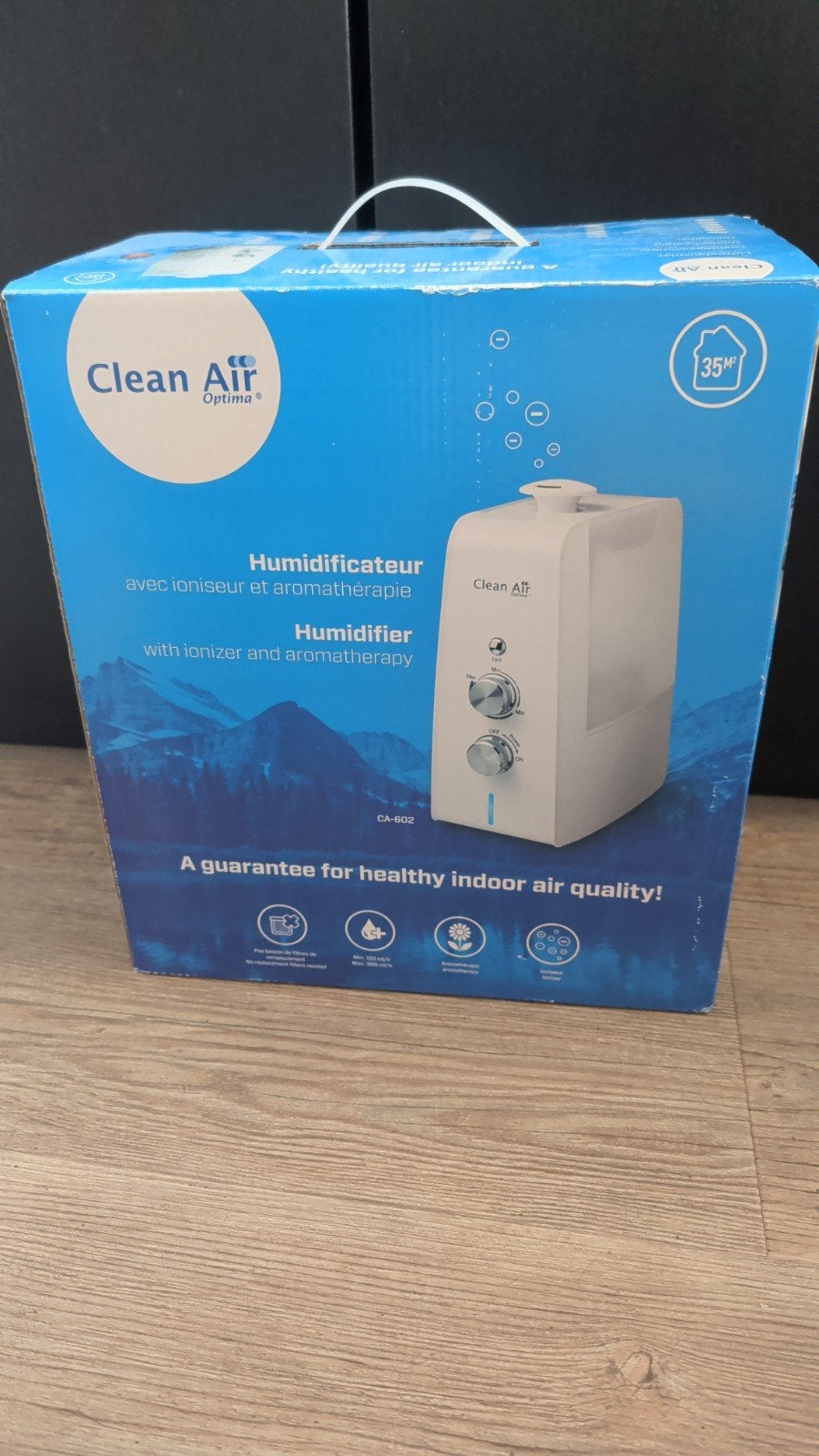 Clean Air Optima Luchtbevochtiger met ionisator, Ophalen of Verzenden, Nieuw, Luchtbevochtiger