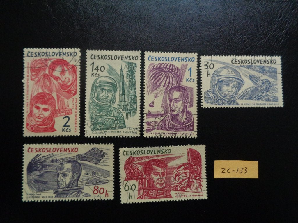 tsjechoslowakije - ruimtevaart 1964 (zc-133), Ophalen of Verzenden, Overige landen, Gestempeld