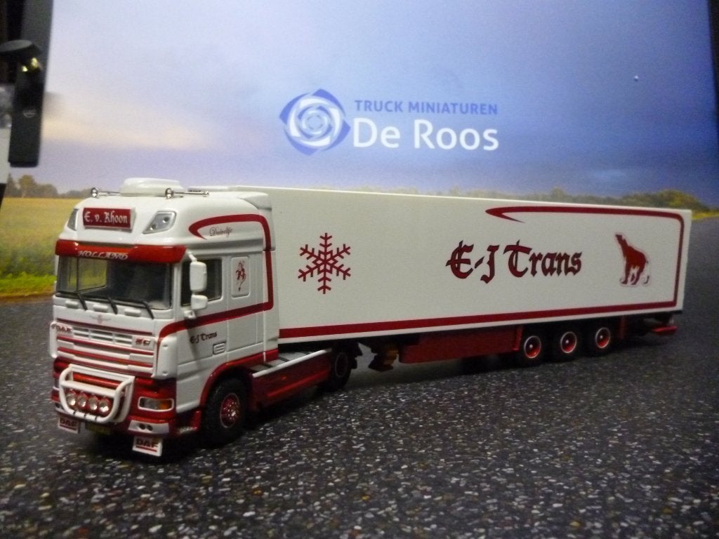 Tekno DAF XF 105 E-J Trans, Ophalen of Verzenden, Zo goed als nieuw, Bus of Vrachtwagen, Tekno