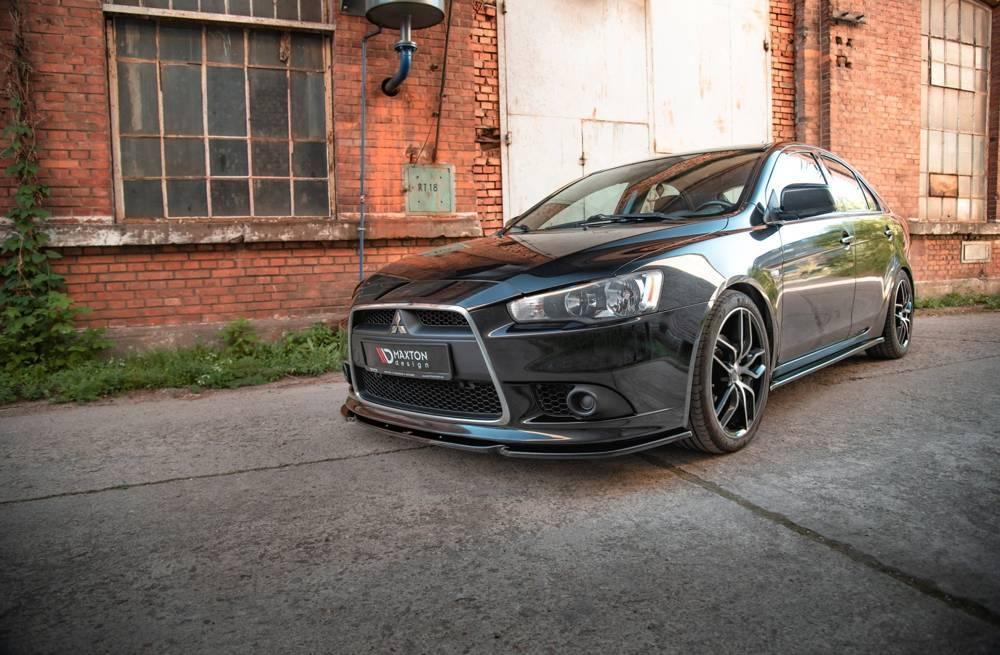 Voorlip spoiler sideskirt achterlip - Lancer Sportback 07-16