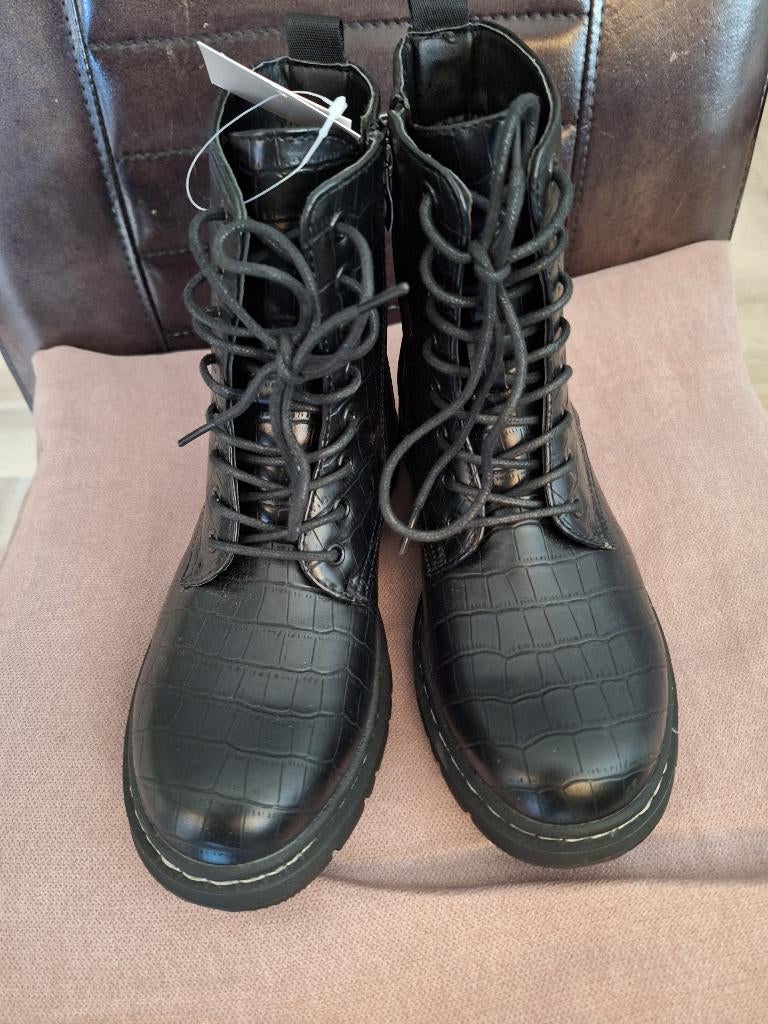 Dames boots maat 38, Zwart, Lage of Enkellaarzen, Nieuw, Ophalen of Verzenden