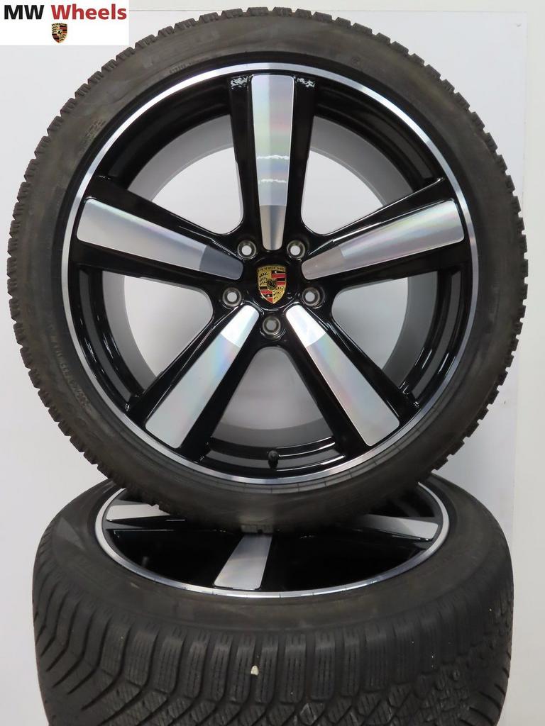 Originele Porsche Cayenne coupe 22 inch velgen winterbanden, Gebruikt, -, 285 mm, -