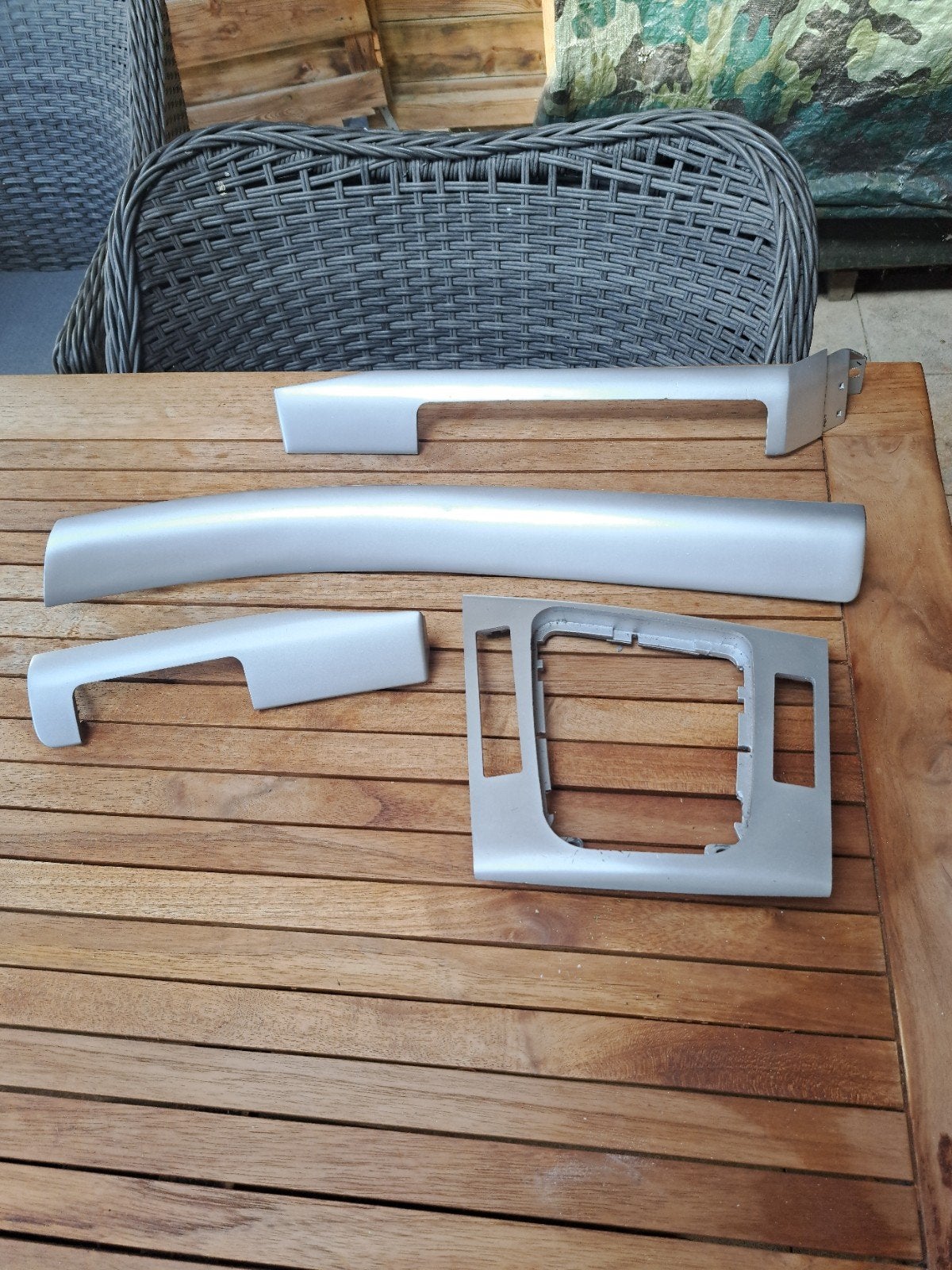 Interieur Sierlijsten Set BMW E46 - Zilverkleurig, Verzenden, Gebruikt, BMW