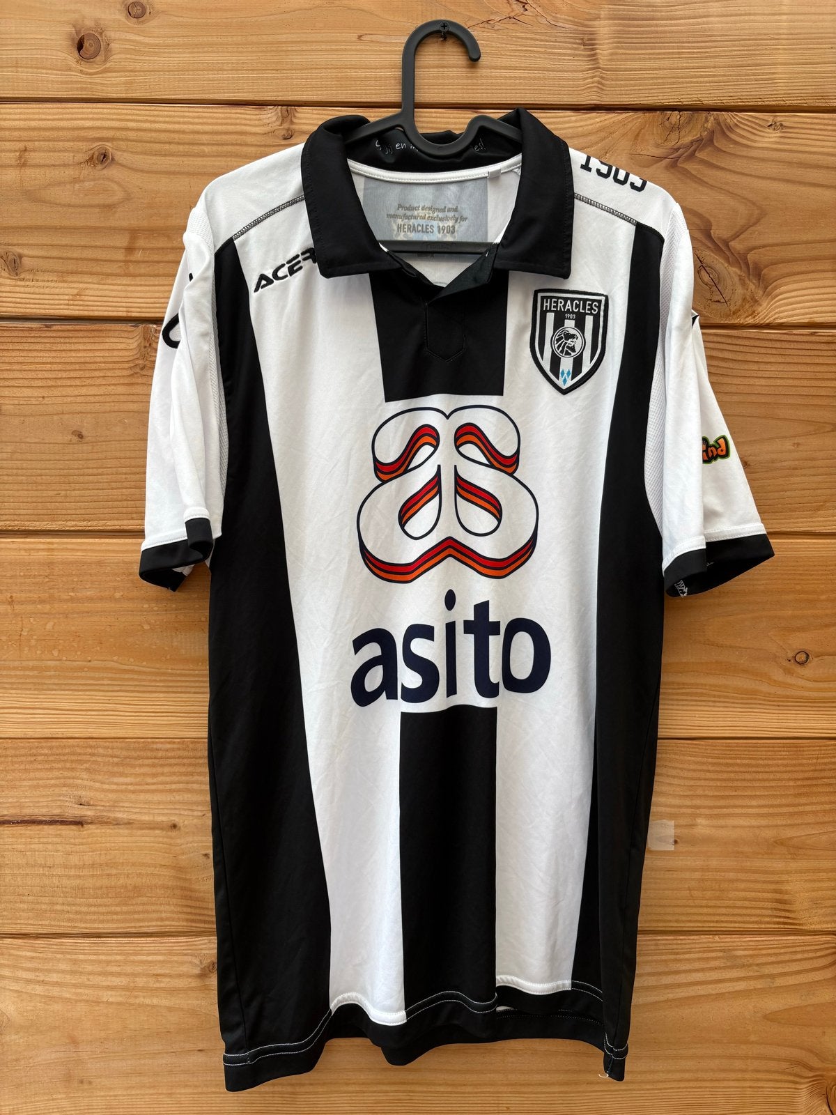 Matchworn Heracles Almelo Thuisshirt #34, Verzamelen, Ophalen of Verzenden
