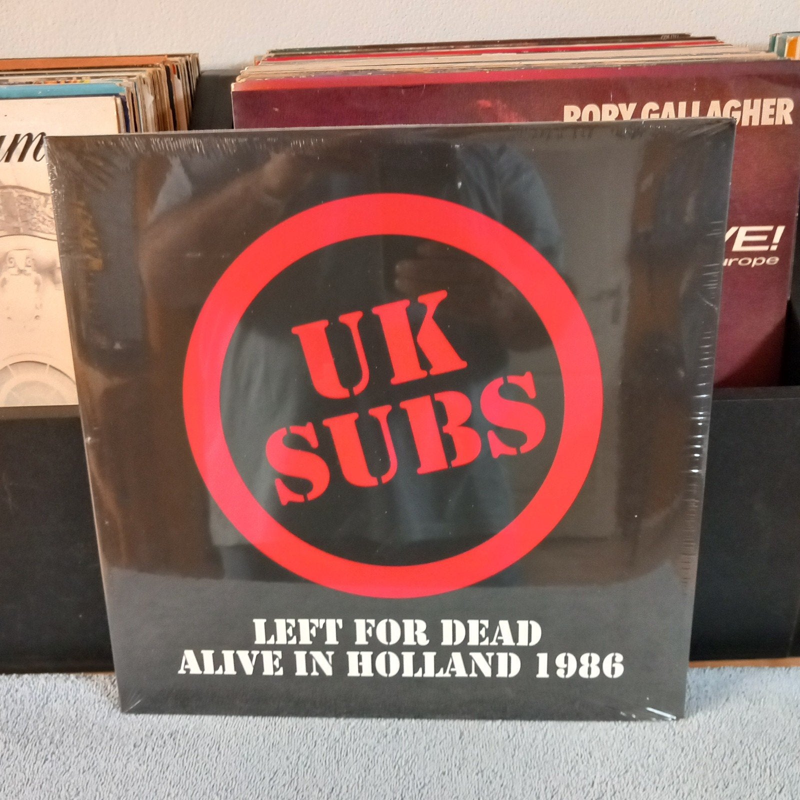 Lp UK subs left or dead alinea in Holland nw lp, Ophalen of Verzenden, Nieuw in verpakking, 12 inch