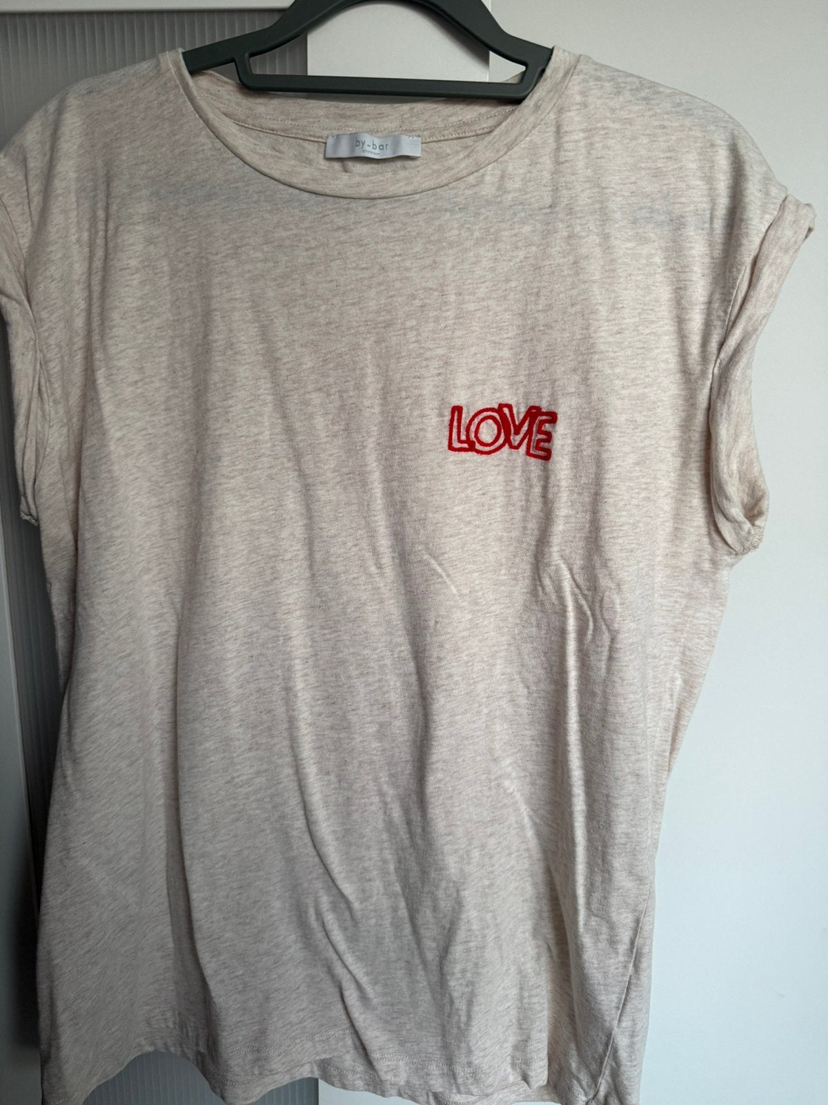 By bar shirt mt L, Ophalen of Verzenden, Zo goed als nieuw, Korte mouw