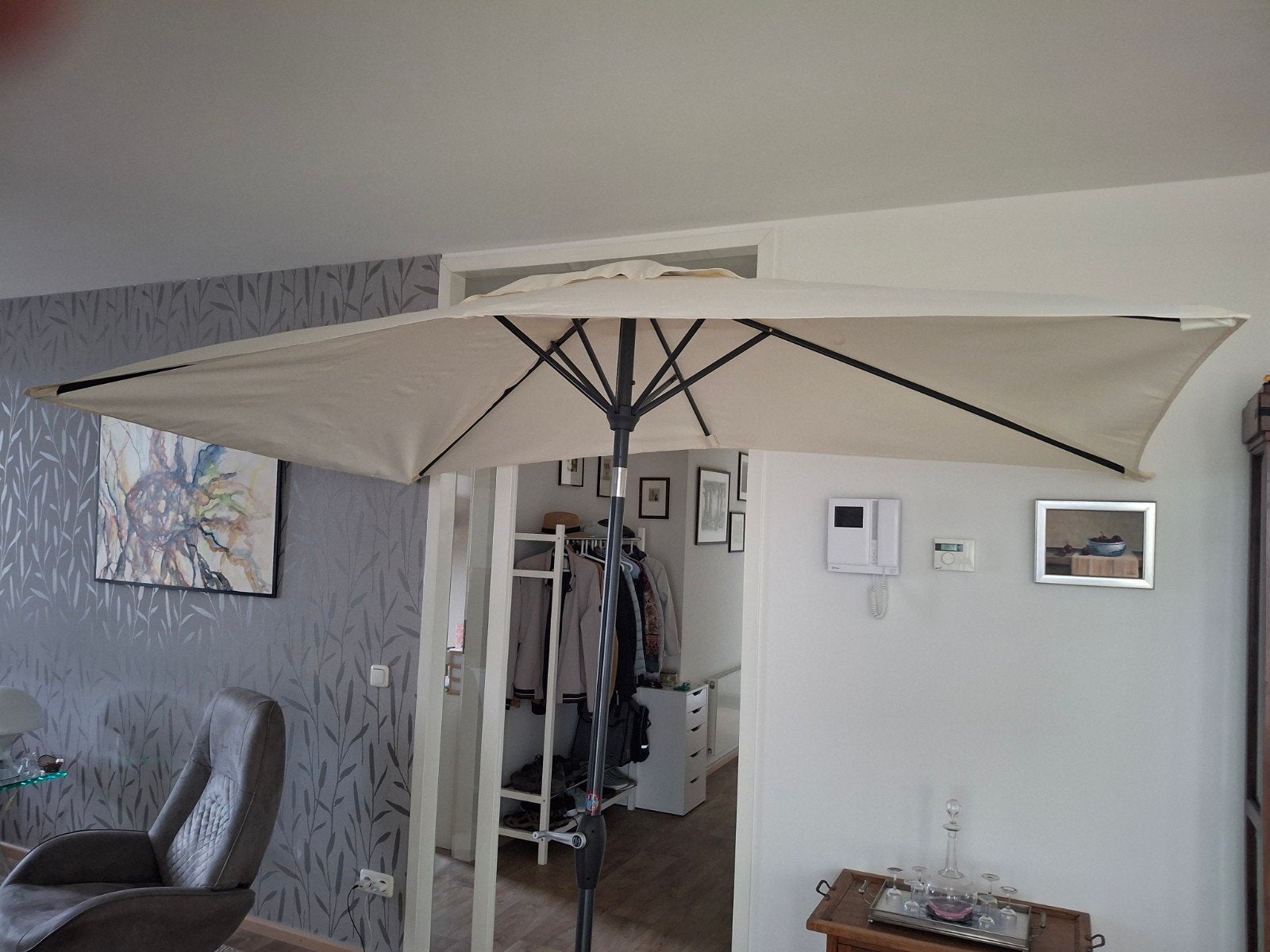 Balkonparasol, Ophalen, Nieuw, Parasolvoet