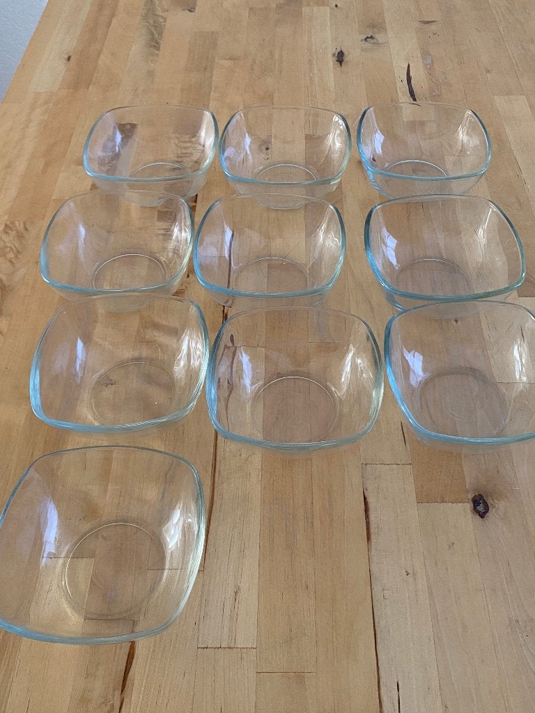 Vintage 10 glazen Duralex France schaaltjes Servies zgan!, Huis en Inrichting, Keuken | Servies, Overige merken, Vintage, Ophalen of Verzenden