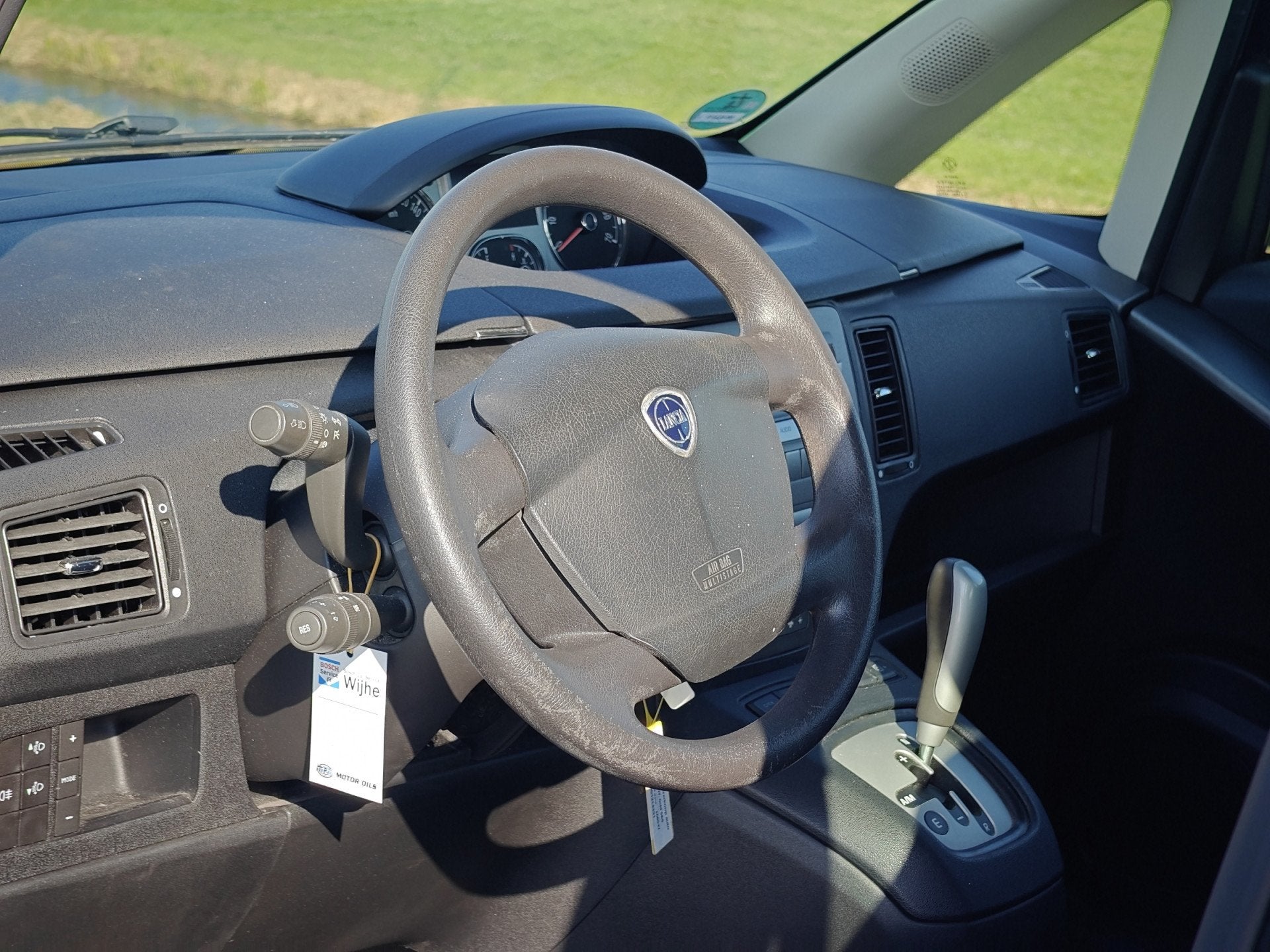 Lancia Musa 1.4-16V Gold Automaat | Rijklaarprijs (bj 2012), Auto's, Lancia, Euro 5, Stof, Gebruikt, Zwart