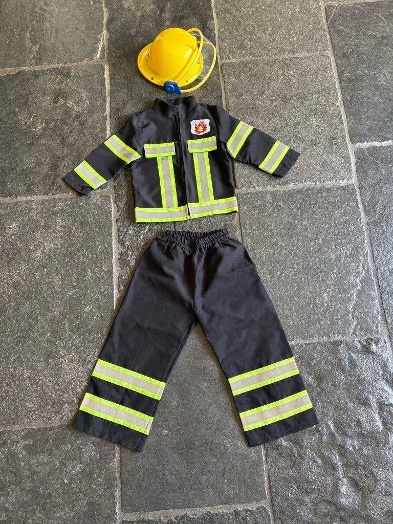 Brandweerman kostuum, Kinderen en Baby's, Ophalen of Verzenden, Zo goed als nieuw, 104 of kleiner, Jongen