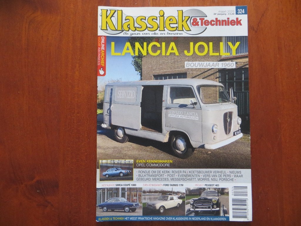 Klassiek & Techniek 324 Lancia Jolly, Opel Commodore 2.5 E, Ophalen of Verzenden, Nieuw, Opel