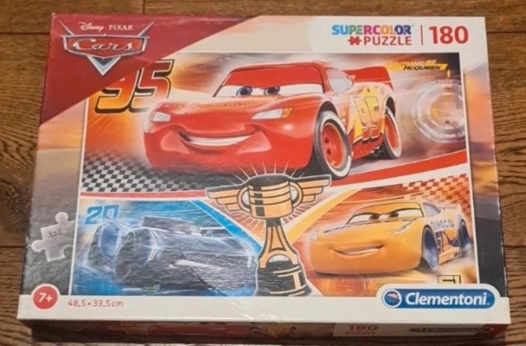 Clementoni puzzle Disney's Cars 7+ (180 stukjes), Ophalen of Verzenden, Minder dan 500 stukjes, Zo goed als nieuw