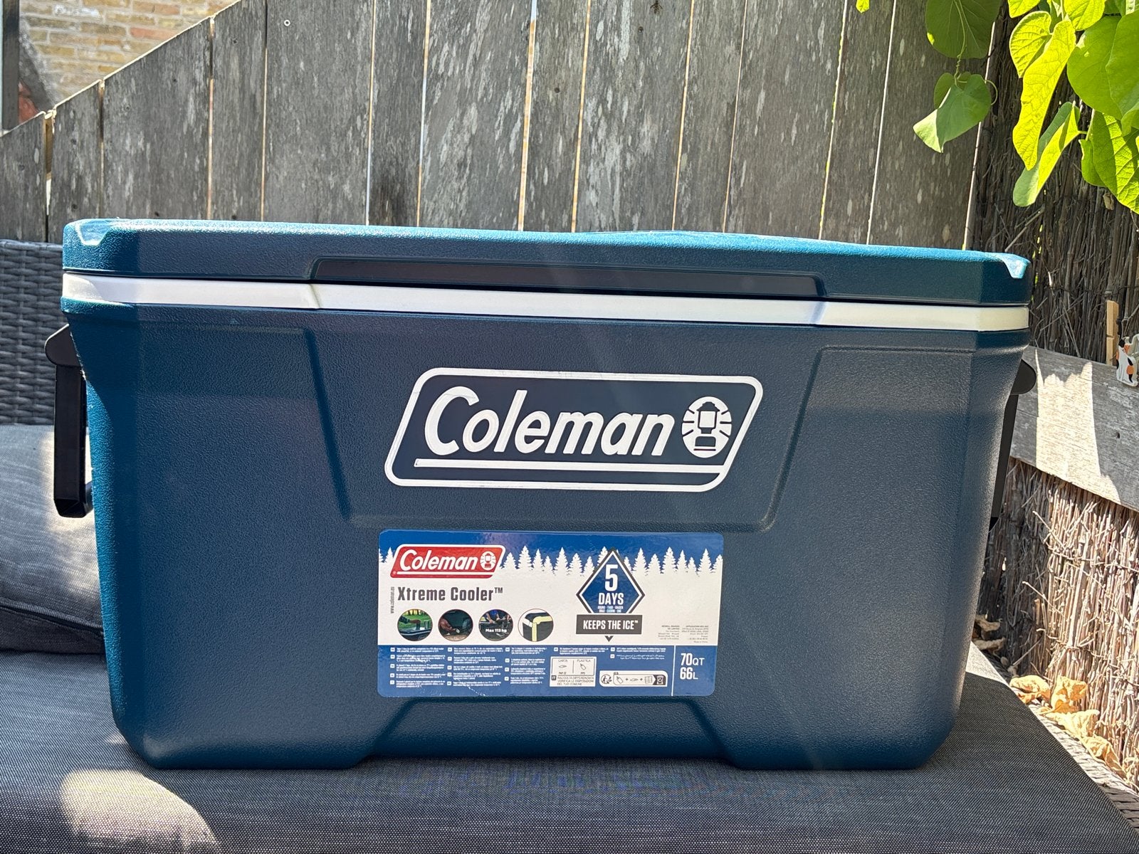 Coleman koelbox Xtreme Cooler 70QT /66L - Houdt 5 dagen koud, Ophalen, Zo goed als nieuw, Koelbox, Koelelement