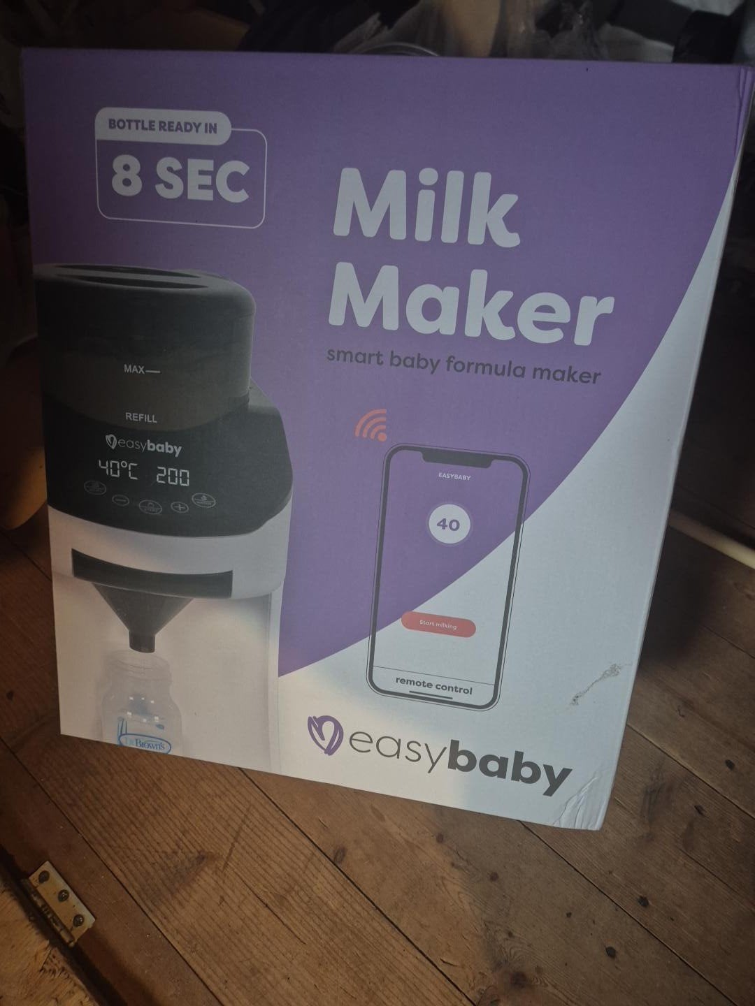 Easybaby Milk Maker - Automatische Flesvoedingmaker, Ophalen, Zo goed als nieuw, Overige typen