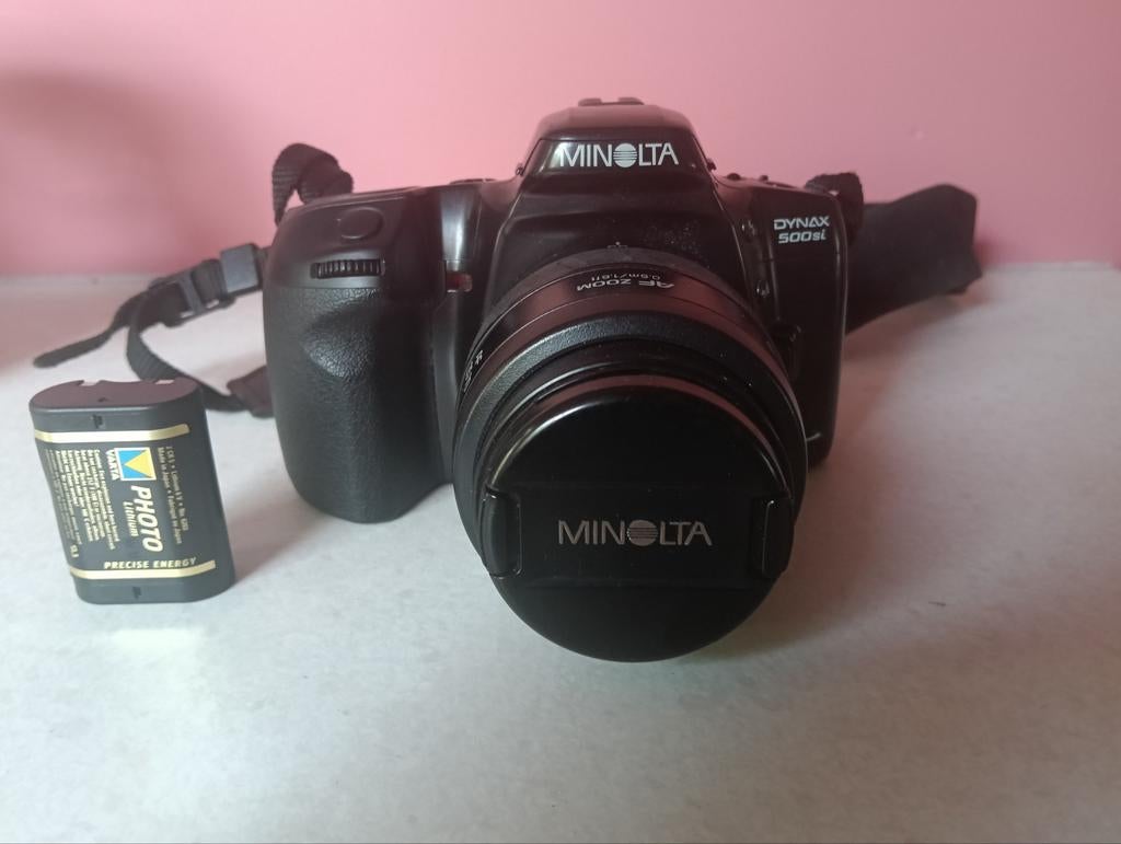 Minolta Dynax 500si Spiegelreflexcamera - Zeer Goede Staat, Ophalen of Verzenden, Zo goed als nieuw, Spiegelreflex, Minolta