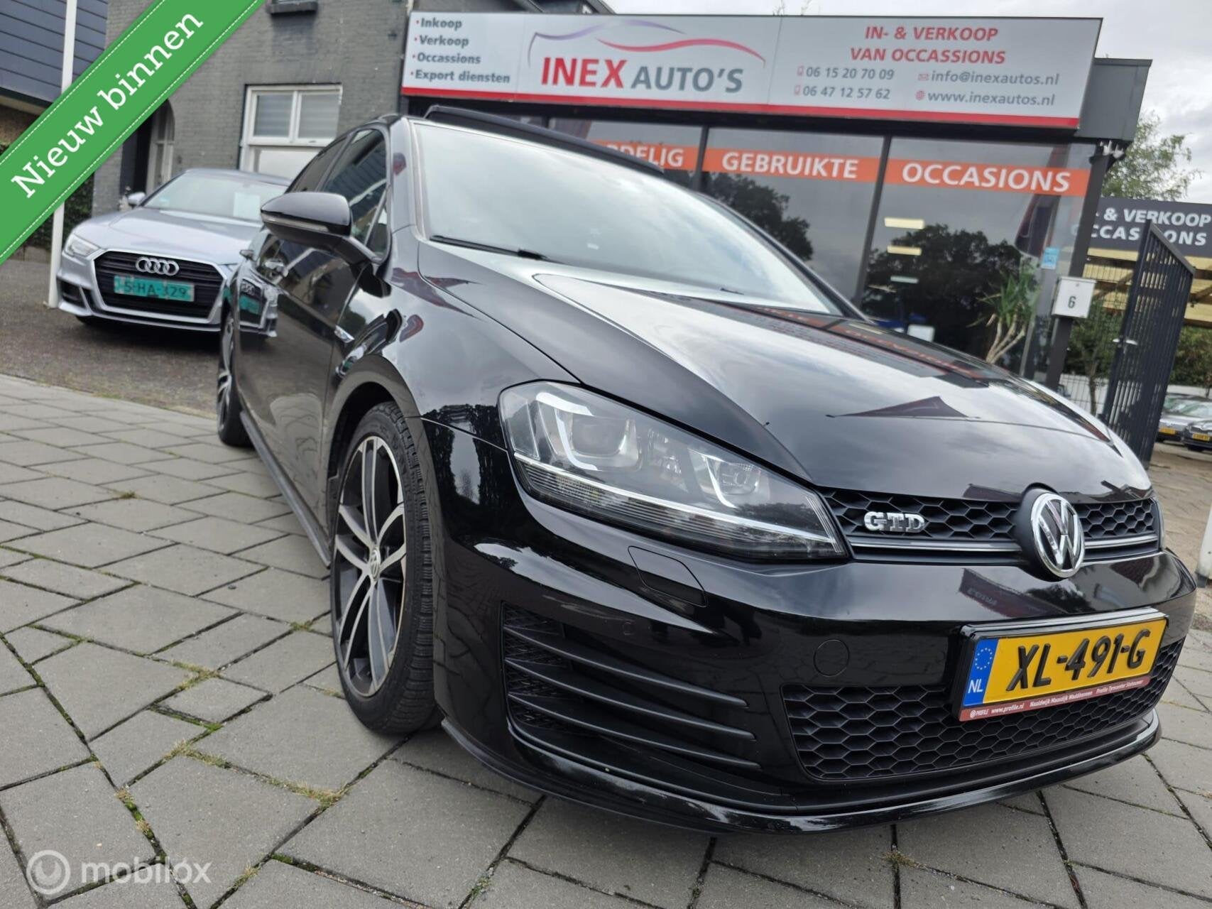 Volkswagen Golf 2.0 TDI GTD 184pk DSG Automaat Pano., Auto's, Gebruikt, Euro 6, 4 cilinders, Automatische klimaatregeling