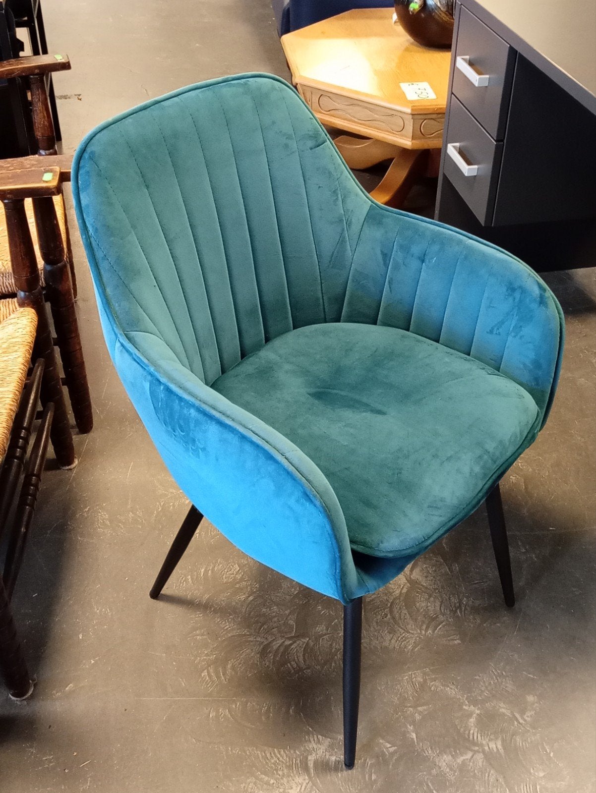 Sale! Stoel, Fauteuil, Fluweel, Ophalen, Eén