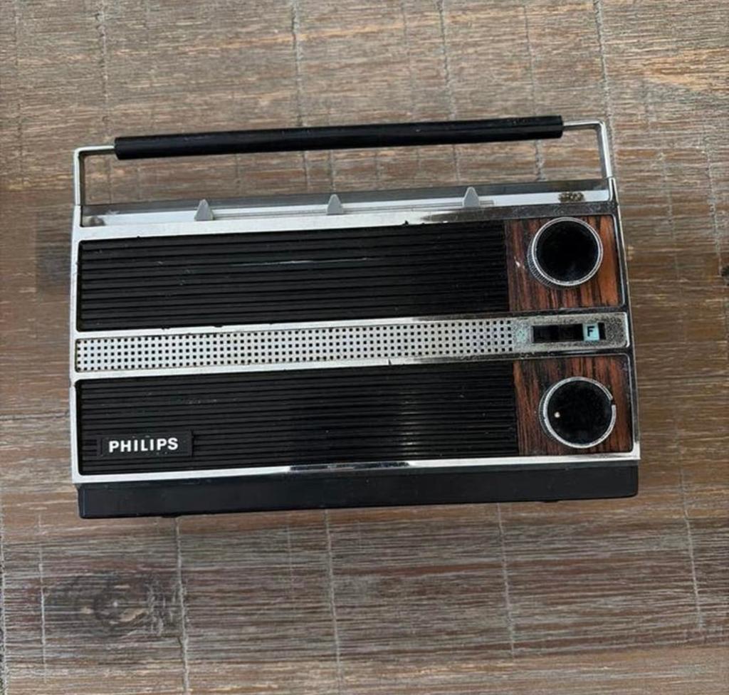 Philips 22RL182 Draagbare Radio - Vintage Design, Ophalen of Verzenden, Gebruikt, Radio