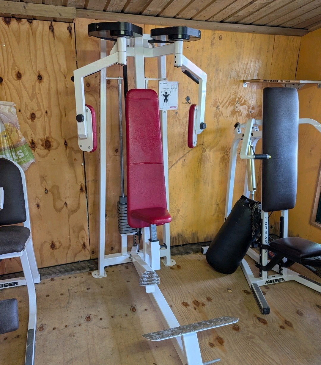 Fitness BL 1500 Pec Deck - Krachtstation, Sport en Fitness, Ophalen, Gebruikt, Borst, Fitnessbank