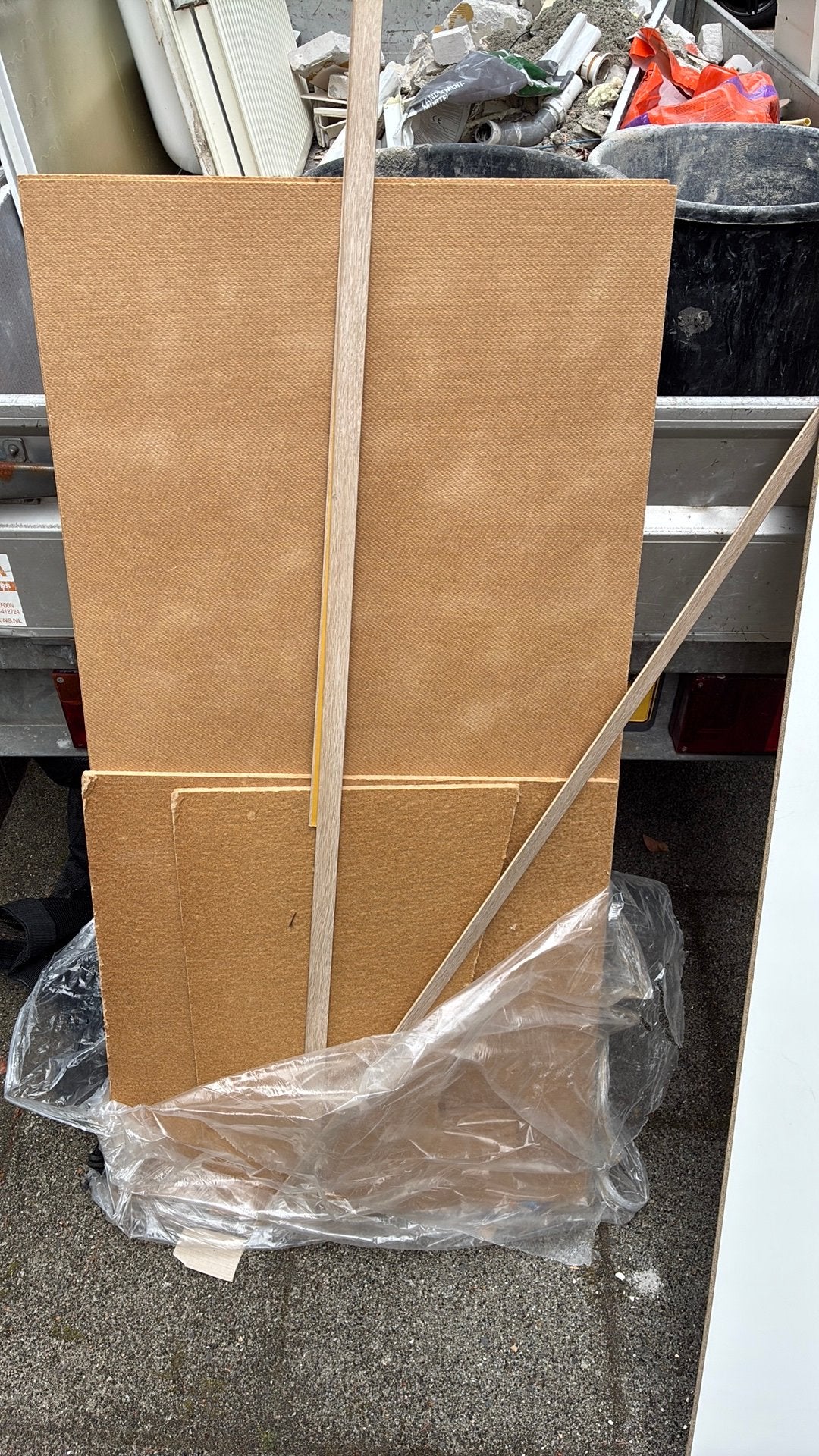 2 Ondervloer platen 60x120 gratis, Ophalen, Minder dan 25 mm, Zo goed als nieuw, Minder dan 200 cm