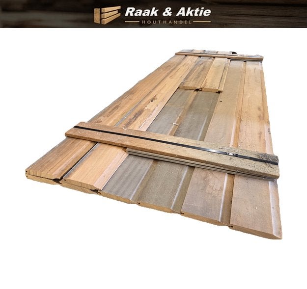3.19 m2 dubbel rabat - nr: HP433, Ophalen, Planken, Nieuw, Hardhout