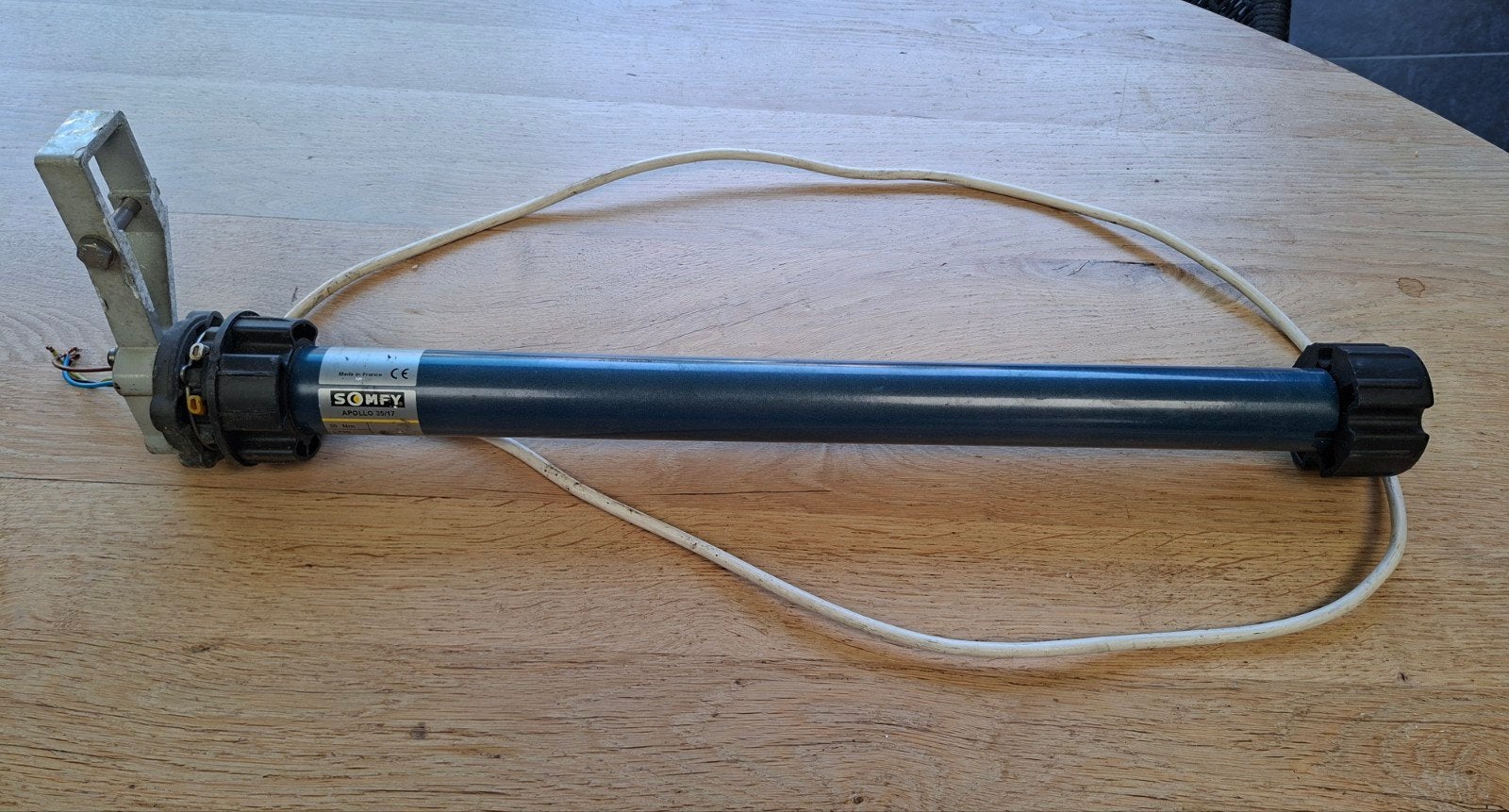 Somfy Apollo 35/17 Rolluikmotor - 240W, 35Nm, Gebruikt, Overige kleuren, Minder dan 100 cm, Ophalen of Verzenden