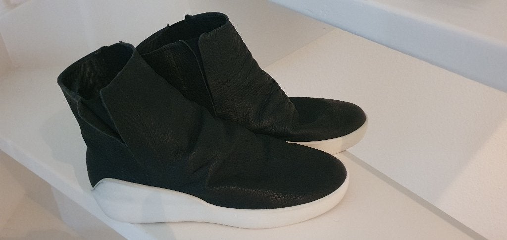 Nieuw leren Ecco laarsjes 40 uitneembaar voetbed Arche Gabor, Kleding | Dames, Schoenen, Ecco, Zwart, Lage of Enkellaarzen, Nieuw