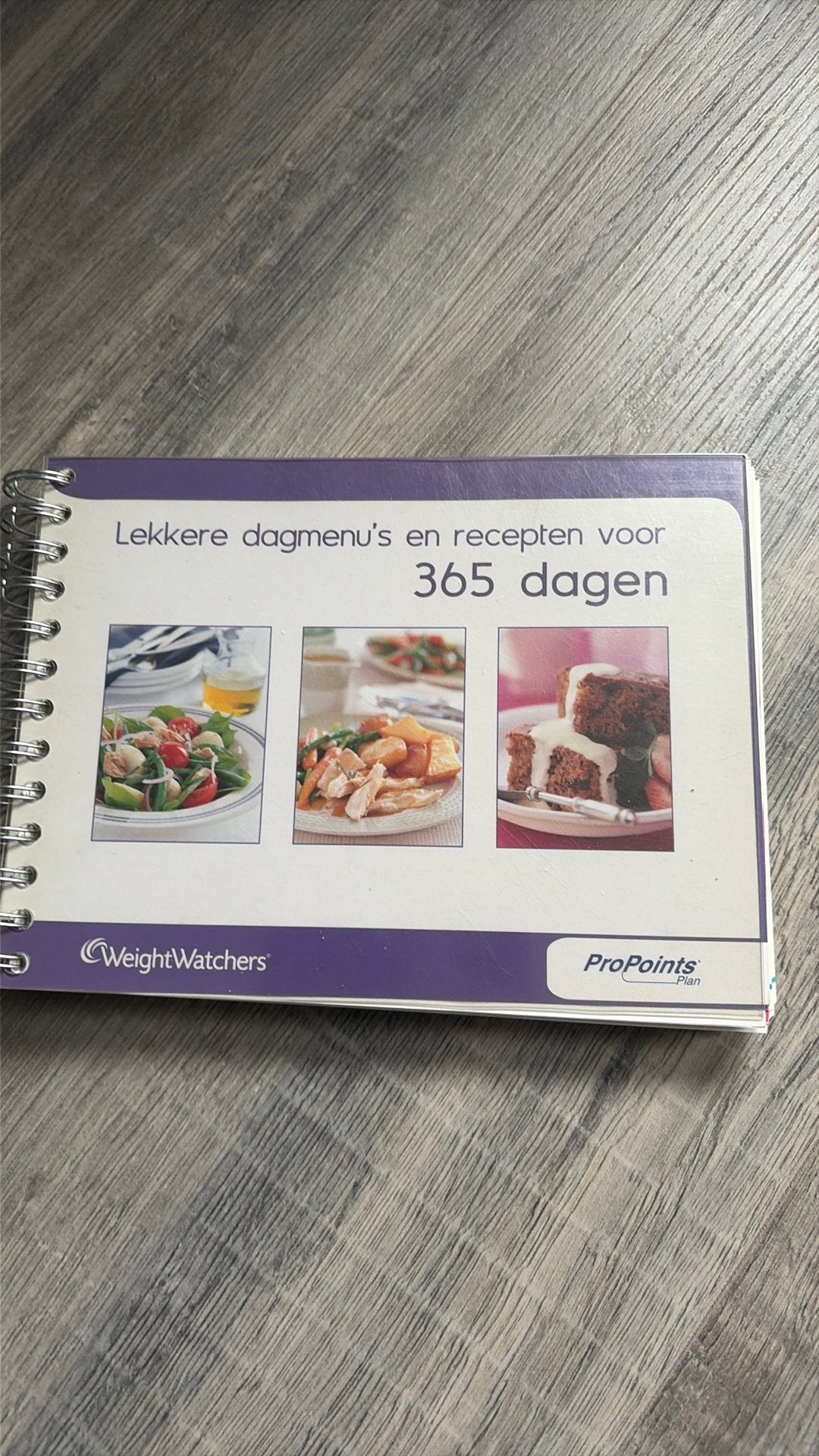 WeightWatchers dagmenu’s en recepten, Ophalen of Verzenden, Zo goed als nieuw