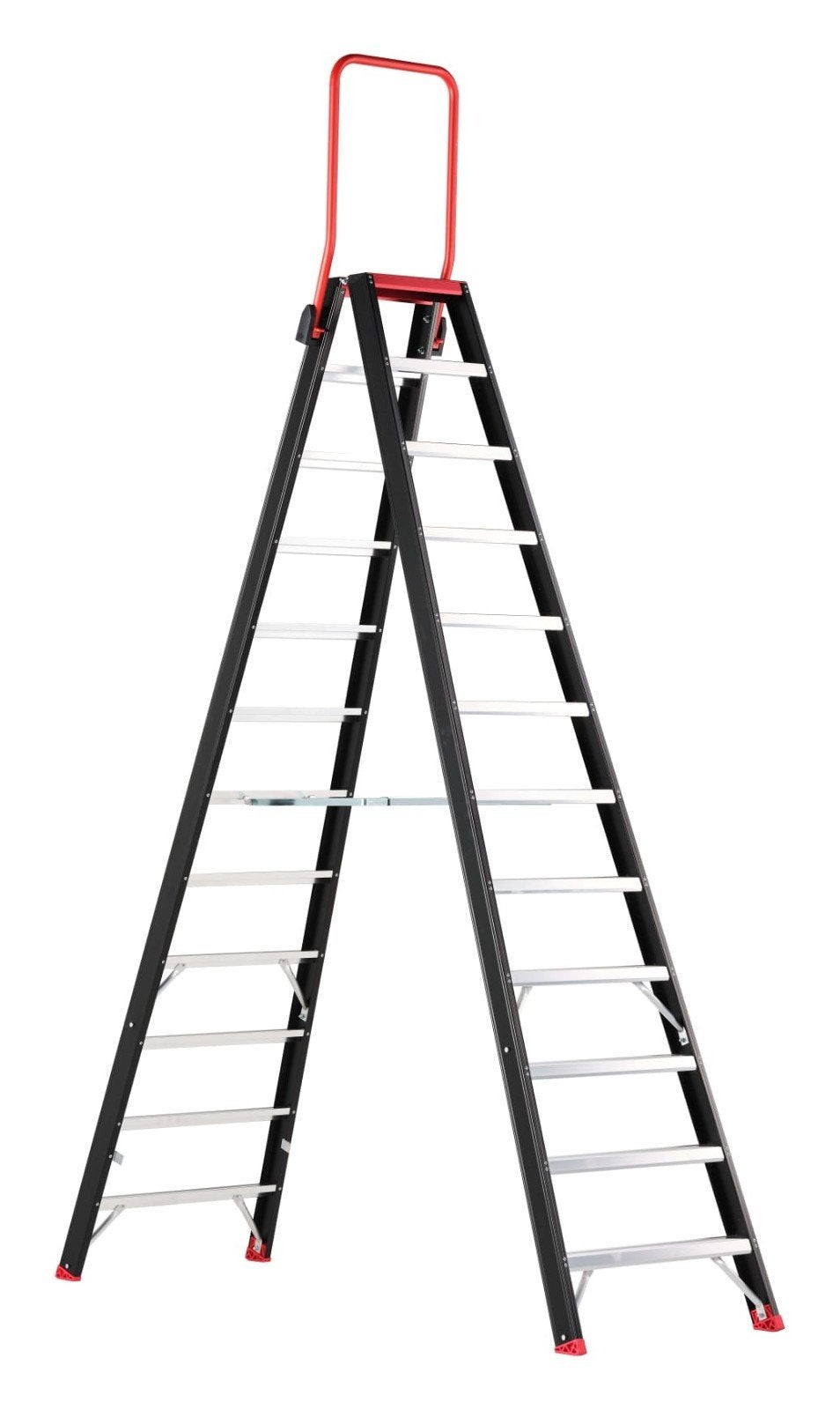 Altrex Taurus Dubbele Opstapladder - 12 treden, Ophalen of Verzenden, Zo goed als nieuw, Ladder, 4 meter of meer