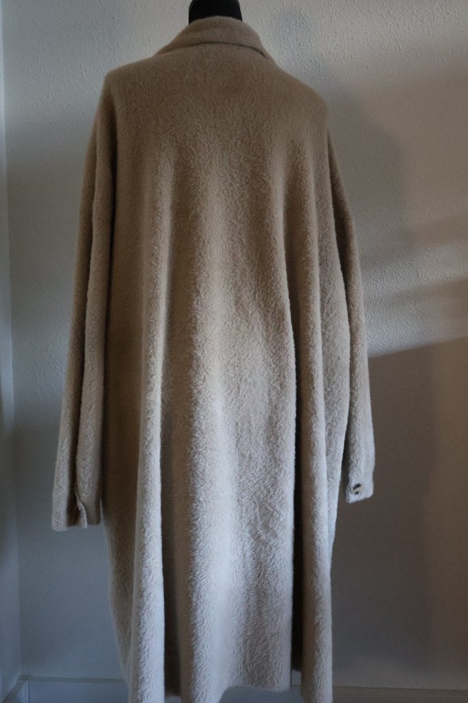 Yesta Furry Blouse Jas maat 54/56, Beige, Ophalen of Verzenden, Jas of Mantel, Nieuw