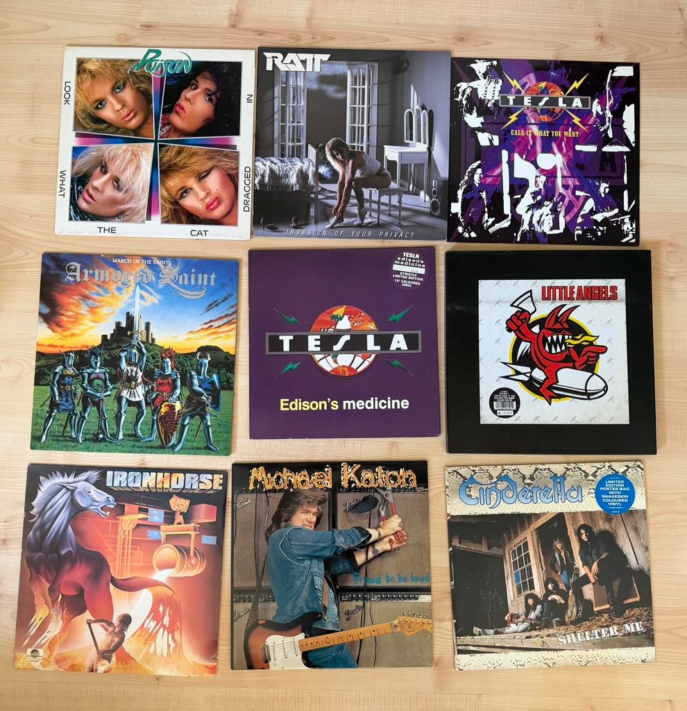 Partij heavy metal LP’s, Ophalen of Verzenden, 1980 tot heden, Zo goed als nieuw, Overige onderwerpen