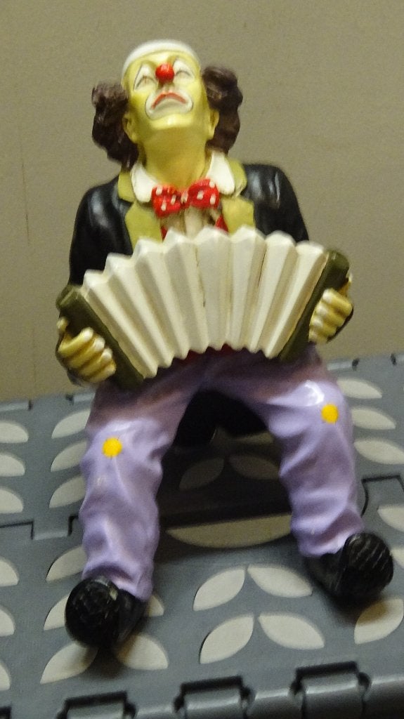 Clown Beeldje Van Kunststof., Verzamelen, Ophalen of Verzenden, Zo goed als nieuw, Mens