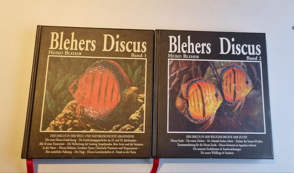 Bleher's Discus Boek - Band 1 & 2 (Duitstalig), Boeken, Ophalen of Verzenden, Zo goed als nieuw, Vissen, Heiko Bleher