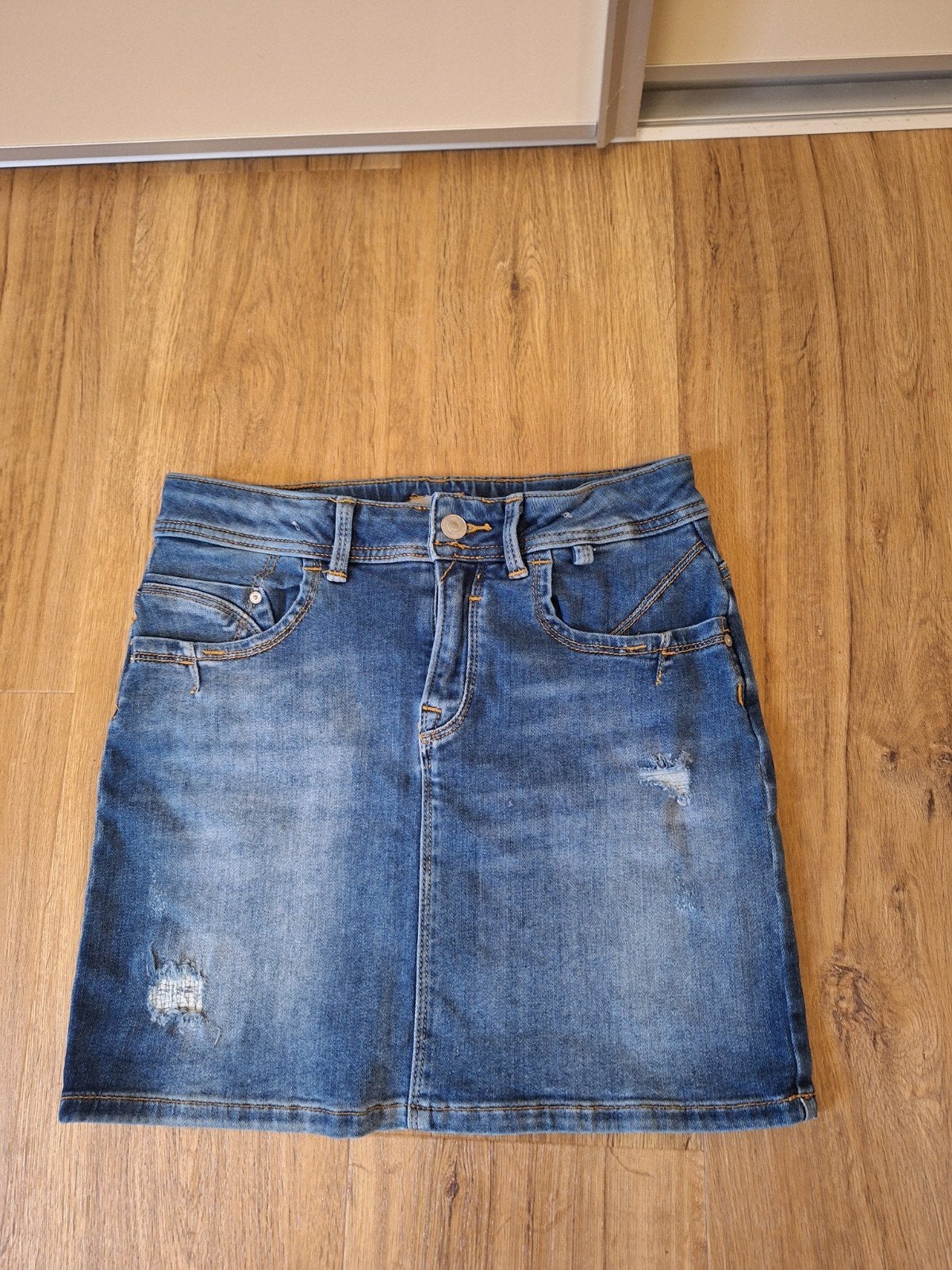 Mooi blauw jeansrokje van LTB maat 170, Ophalen of Verzenden, Zo goed als nieuw, LTB, Meisje