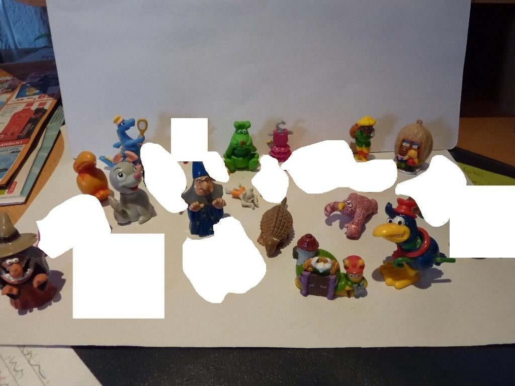 verrassingseieren figuurtjes (3) diversen figuurtjes, Verzamelen, Verrassingseieren, Ophalen of Verzenden, Zo goed als nieuw, Hardplasticfiguren