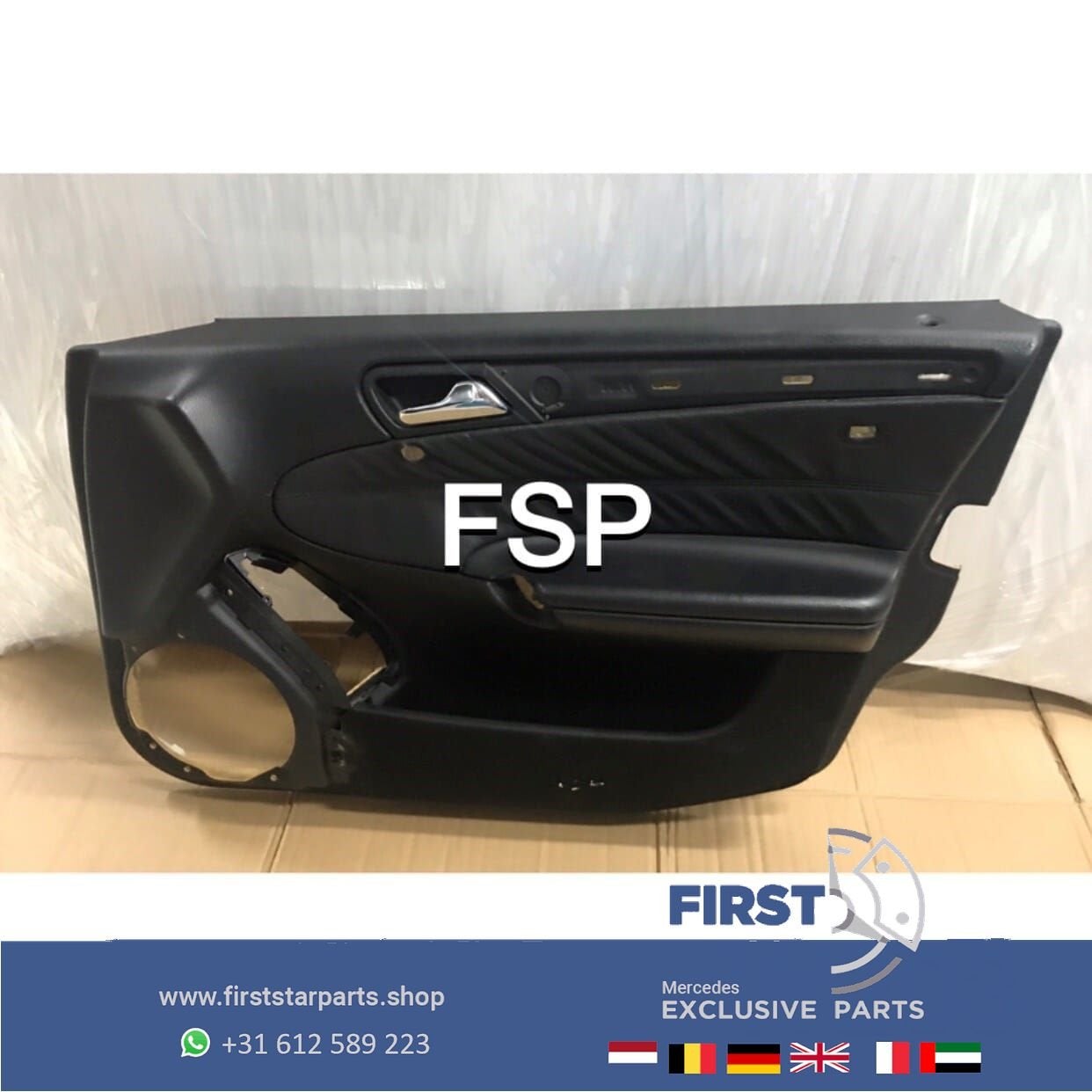 W203 DEURPANEEL Mercedes C KLASSE 2001-2007 DEUR PANEEL KAAR, Gebruikt, -, Ophalen of Verzenden, -