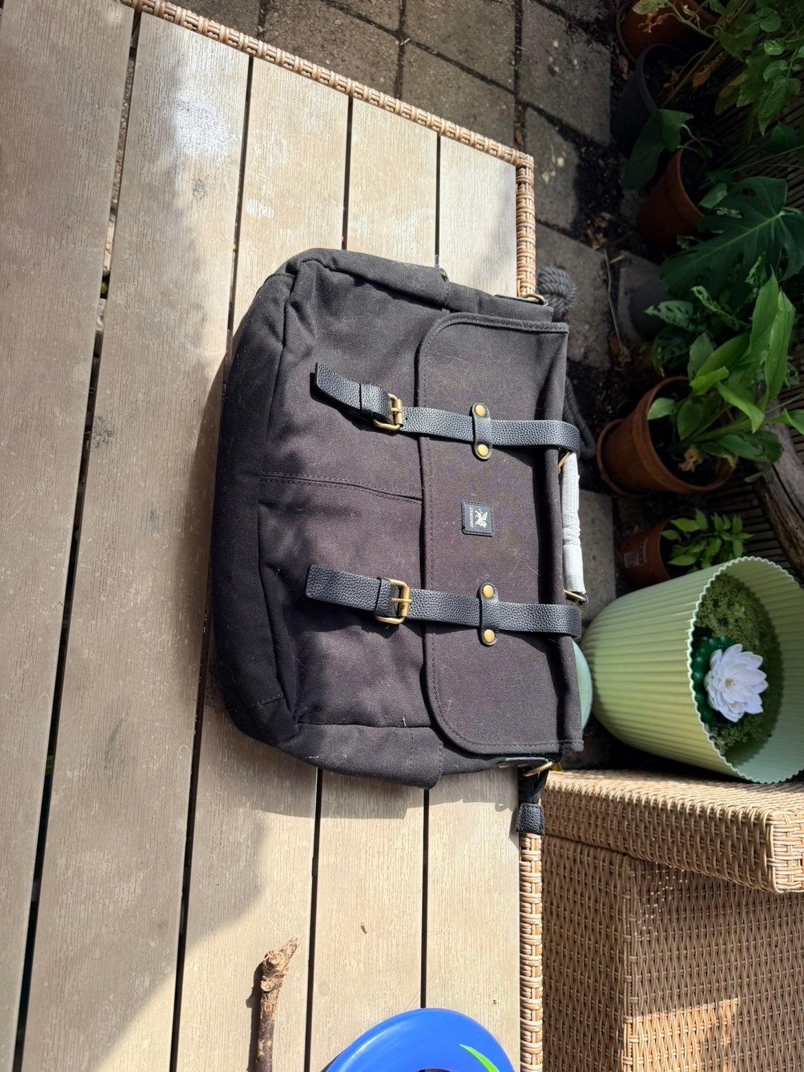 Zwarte Vanguard schoudertas/laptoptas, zo goed als nieuw, Overige merken, 25 tot 40 cm, Ophalen of Verzenden, Zo goed als nieuw