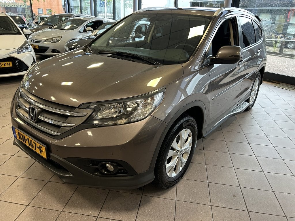 Honda CR-V 1.6D Elegance, Auto's, Voorwielaandrijving, Gebruikt, 4 cilinders, Bruin