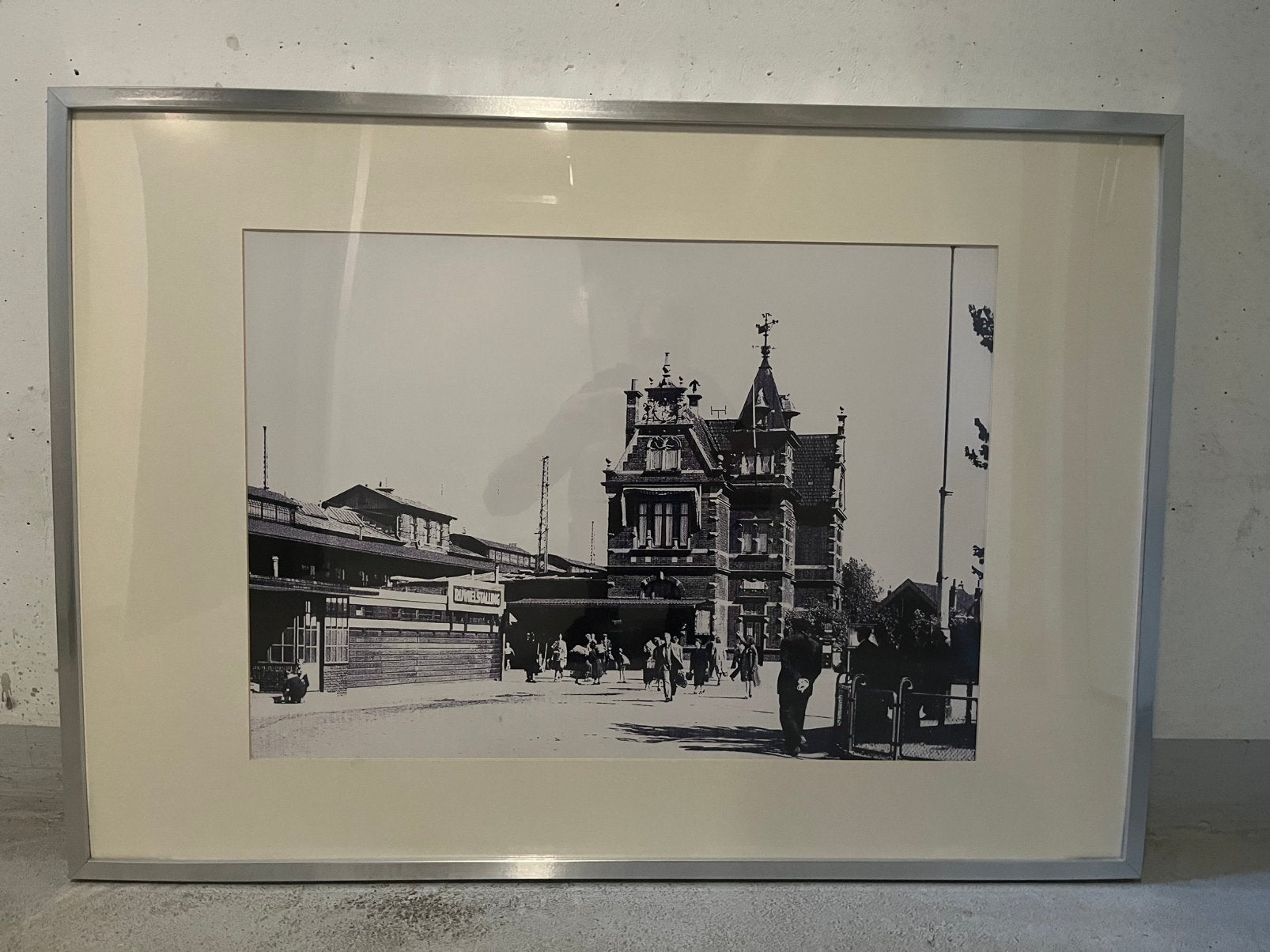 2 grote foto’s van oud Schiedam, Ophalen, 1950 - 1999, 102 cm, 73 cm